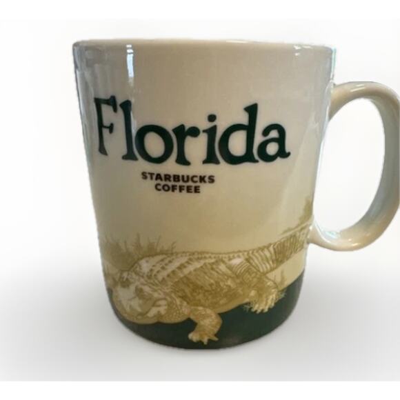 Starbucks Florida Global Icon Collector Series 16 oz Coffee Cup Mug 2012 - Picture 1 of 4